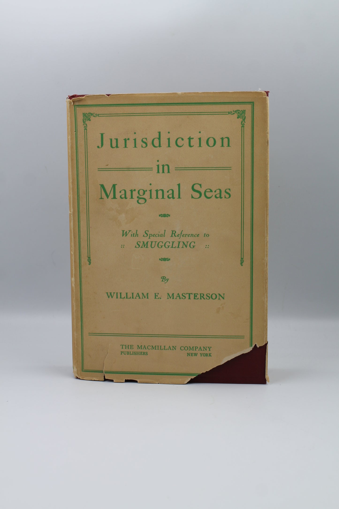 Jurisdiction in Marginal Seas, with Special Reference to Smuggling
