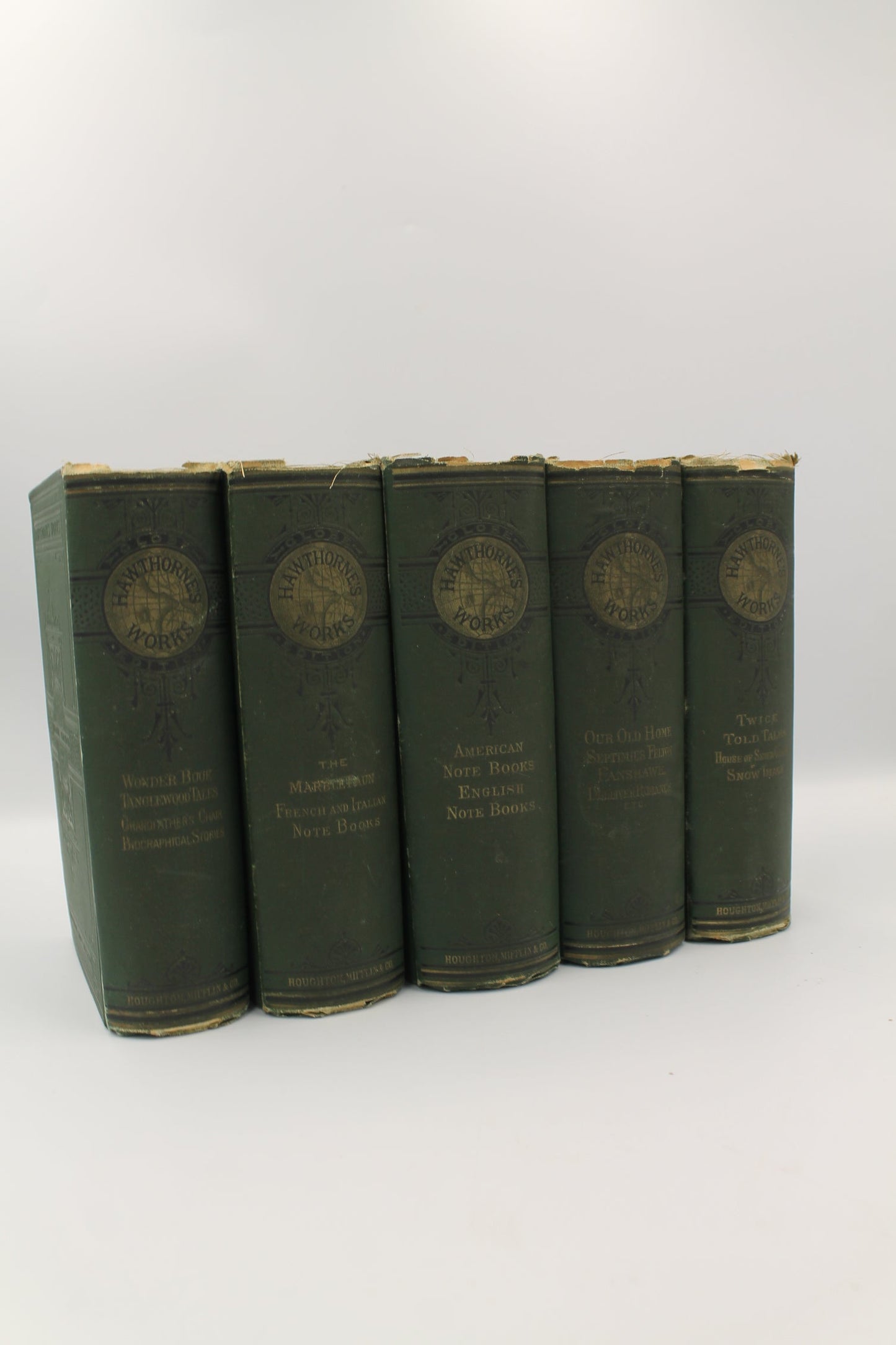 Works of Nathaniel Hawthorne - Globe Edition (5 volume set)