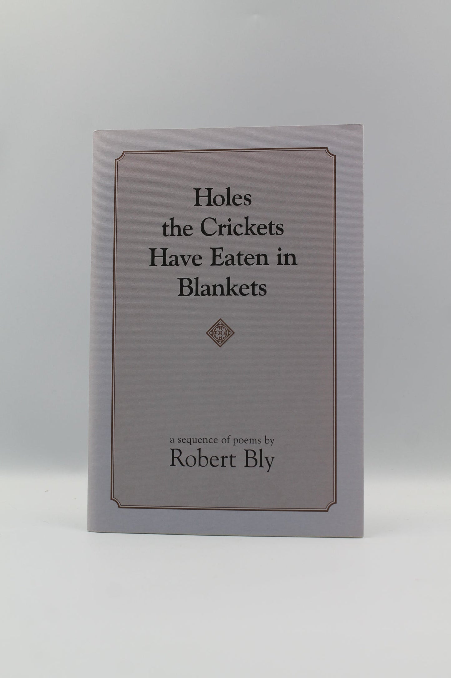 Holes the Crickets Have Eaten in Blankets (BOA Pamphlets)