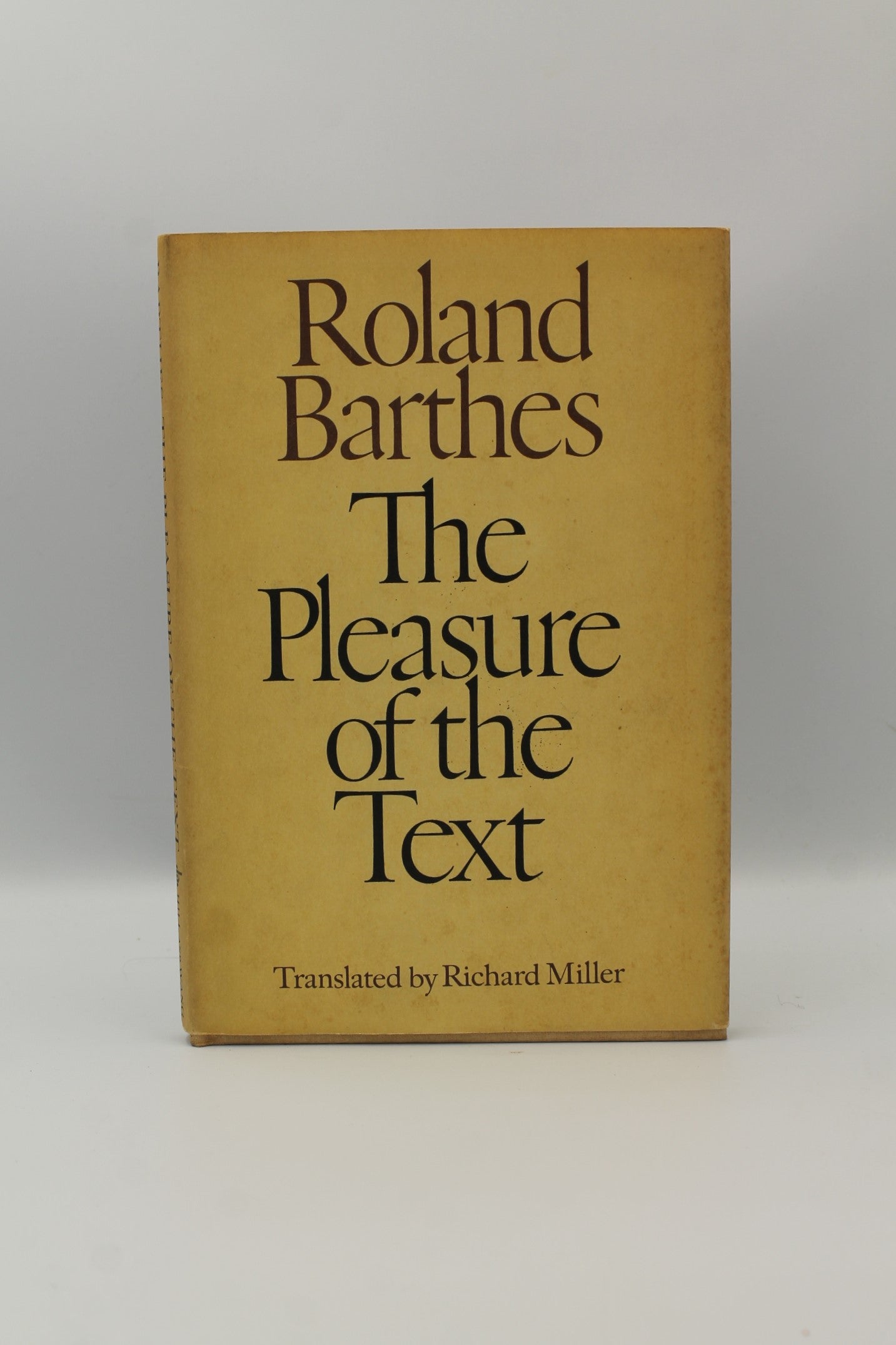 The Pleasure of the Text