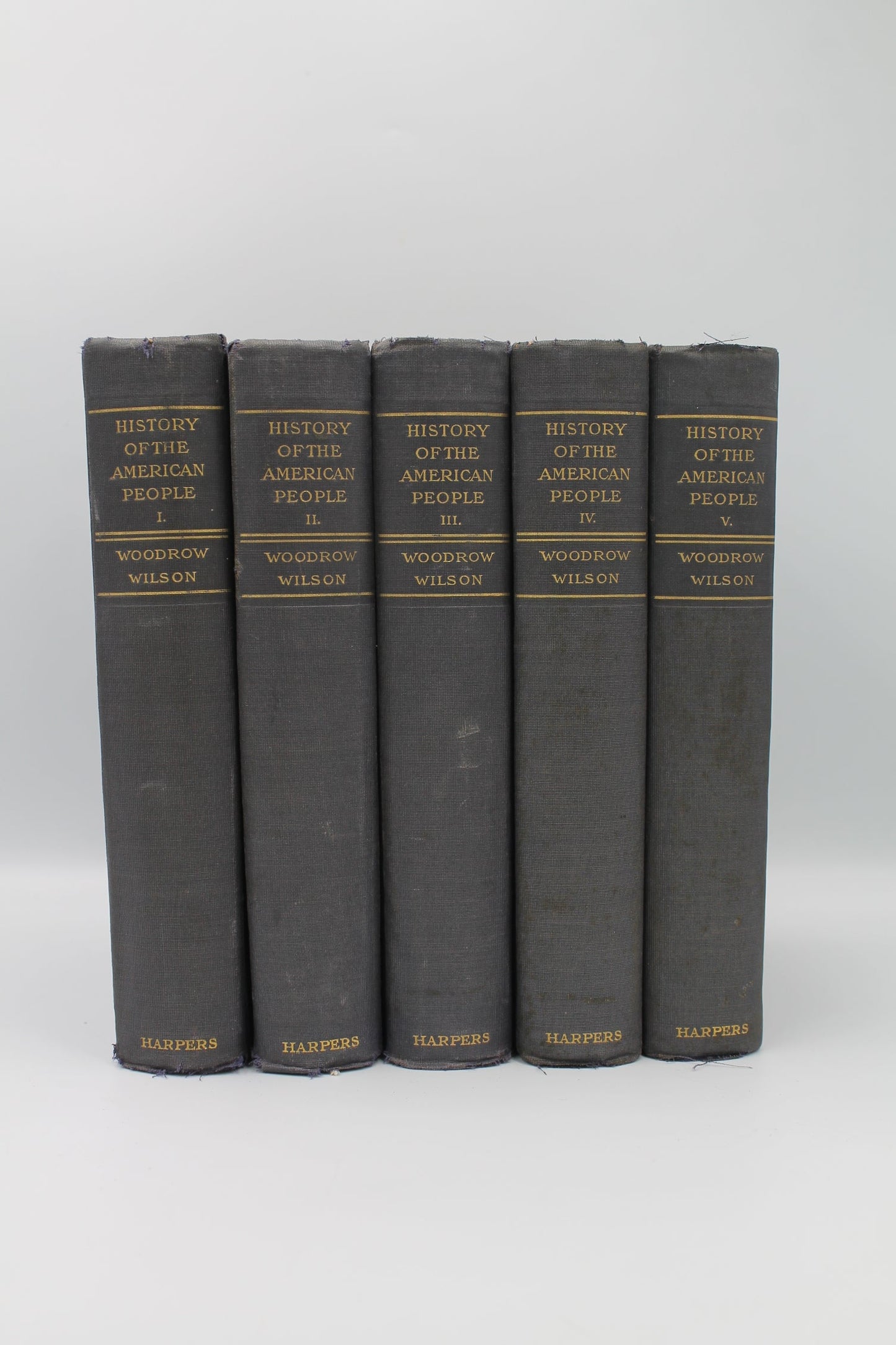 The History of the American People (in five volumes)