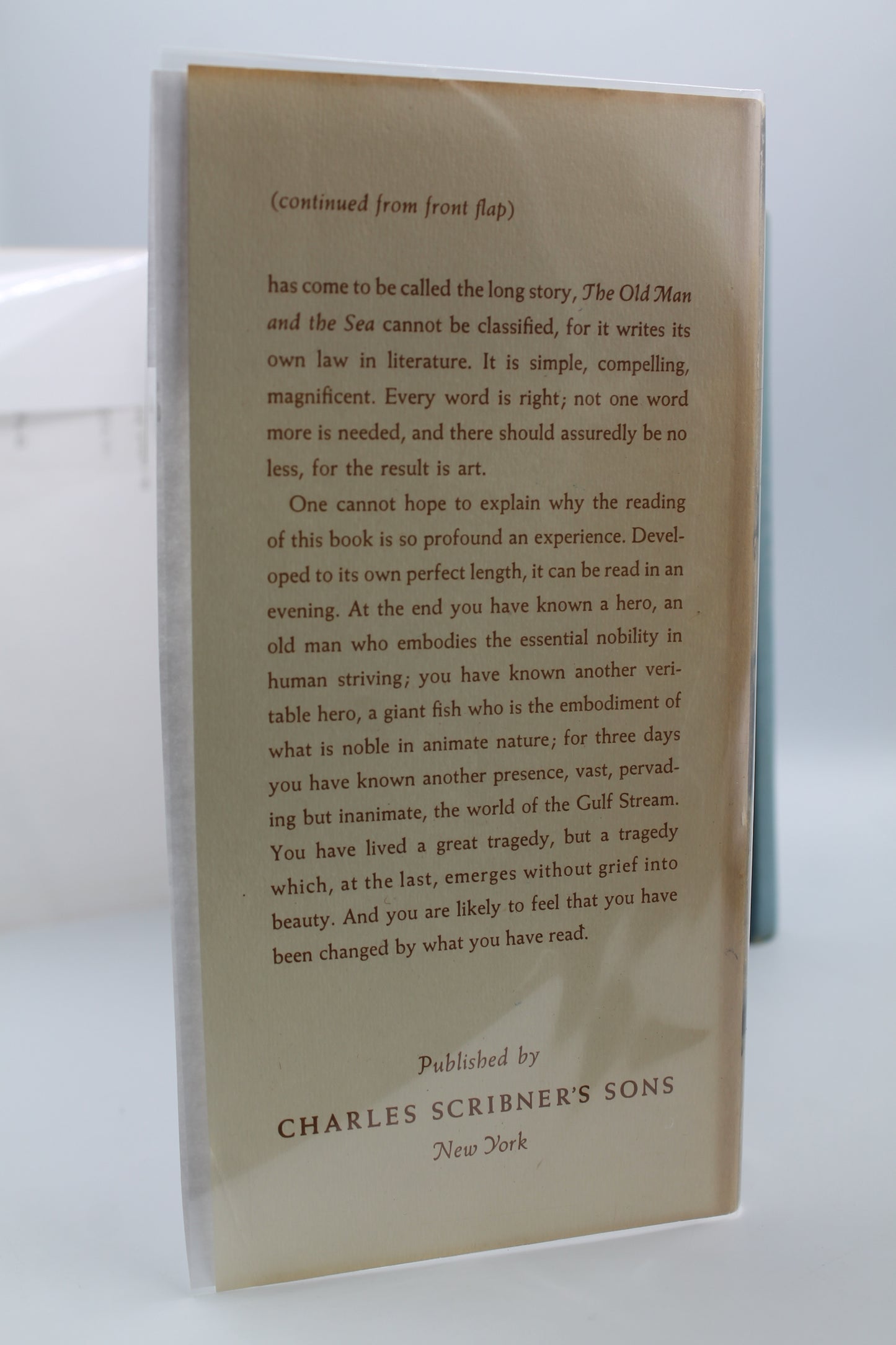 The Old Man and the Sea (true first printing)