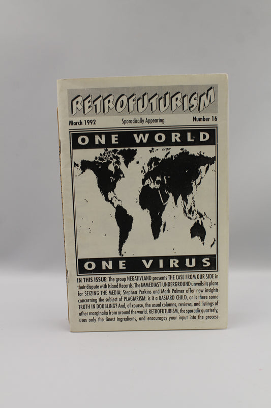 Retrofuturism Number 16 (March 1992) w/ Negativeland U2 and Plunderphonics