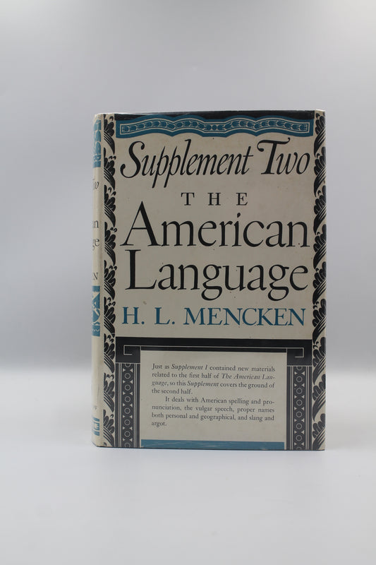 American Language: Supplement Two