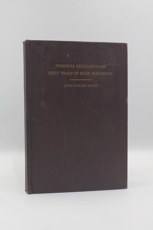 Personal Recollections Sixty Years of Book Publishing