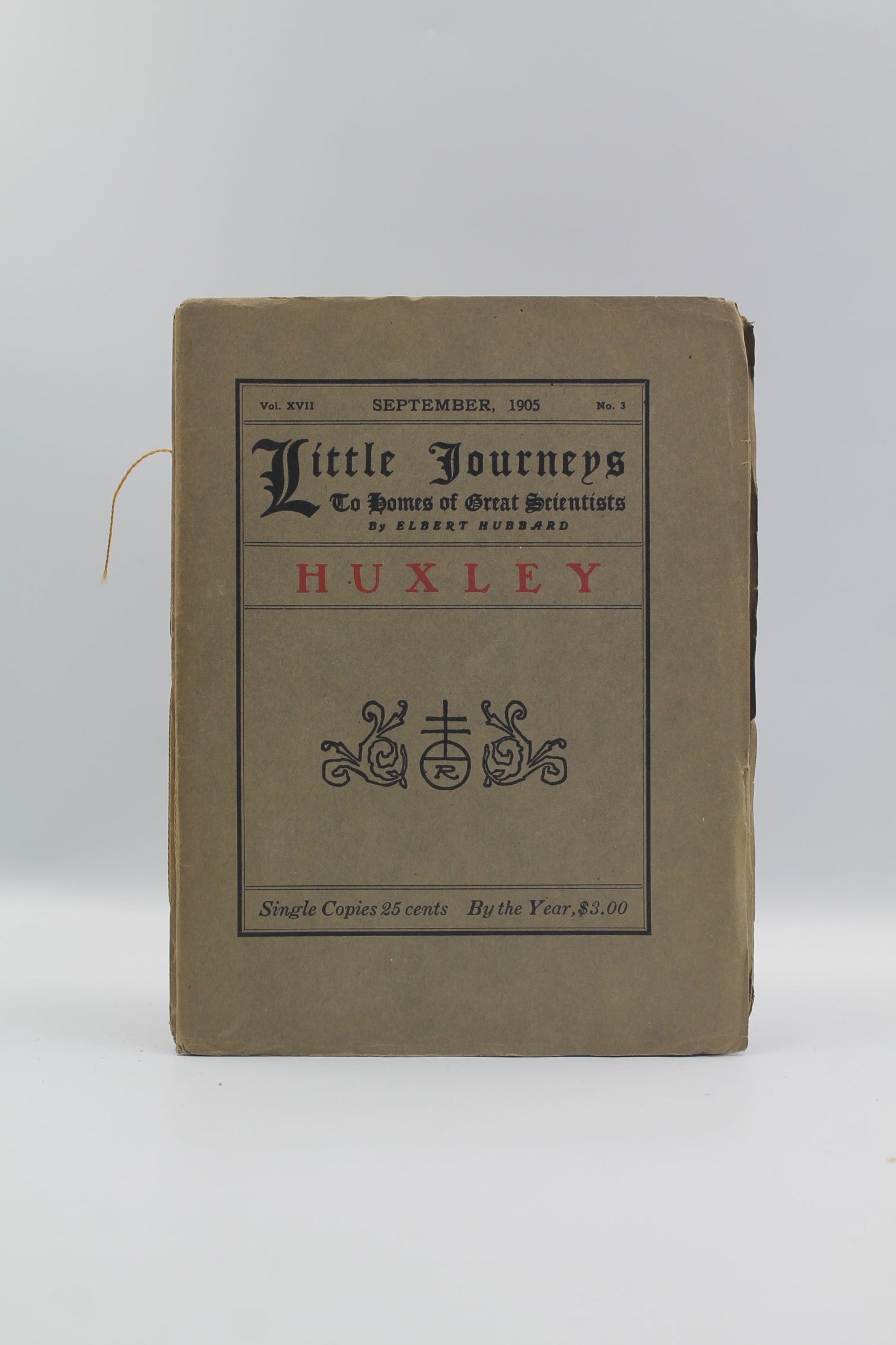 Little Journeys to Homes of Great Scientists (Thomas H. Huxley)