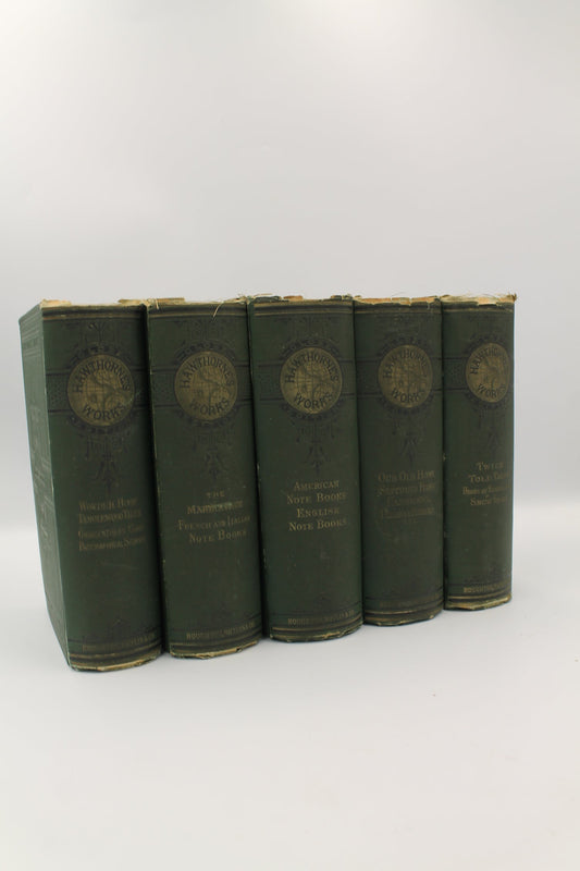 Works of Nathaniel Hawthorne - Globe Edition (5 volume set)