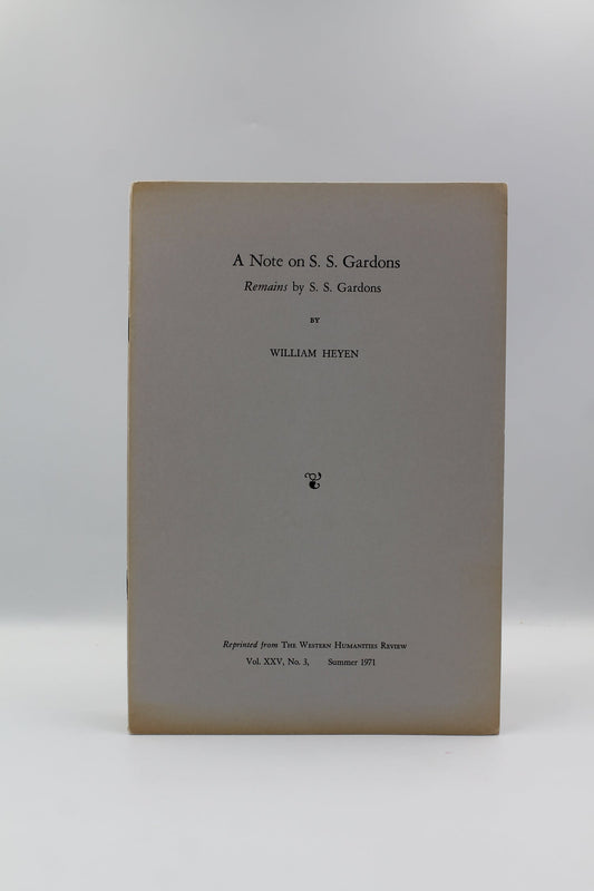 A Note on S.S. Garddons