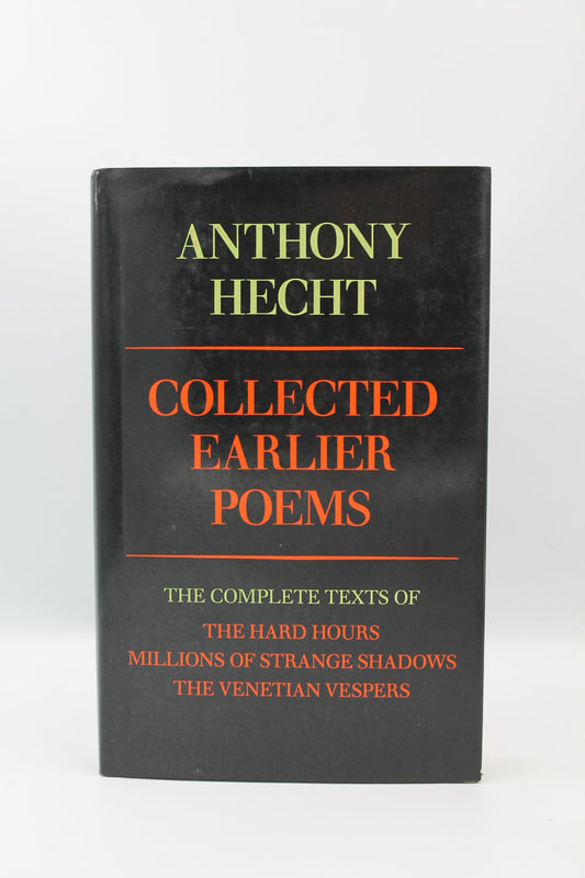 Collected Earlier Poems