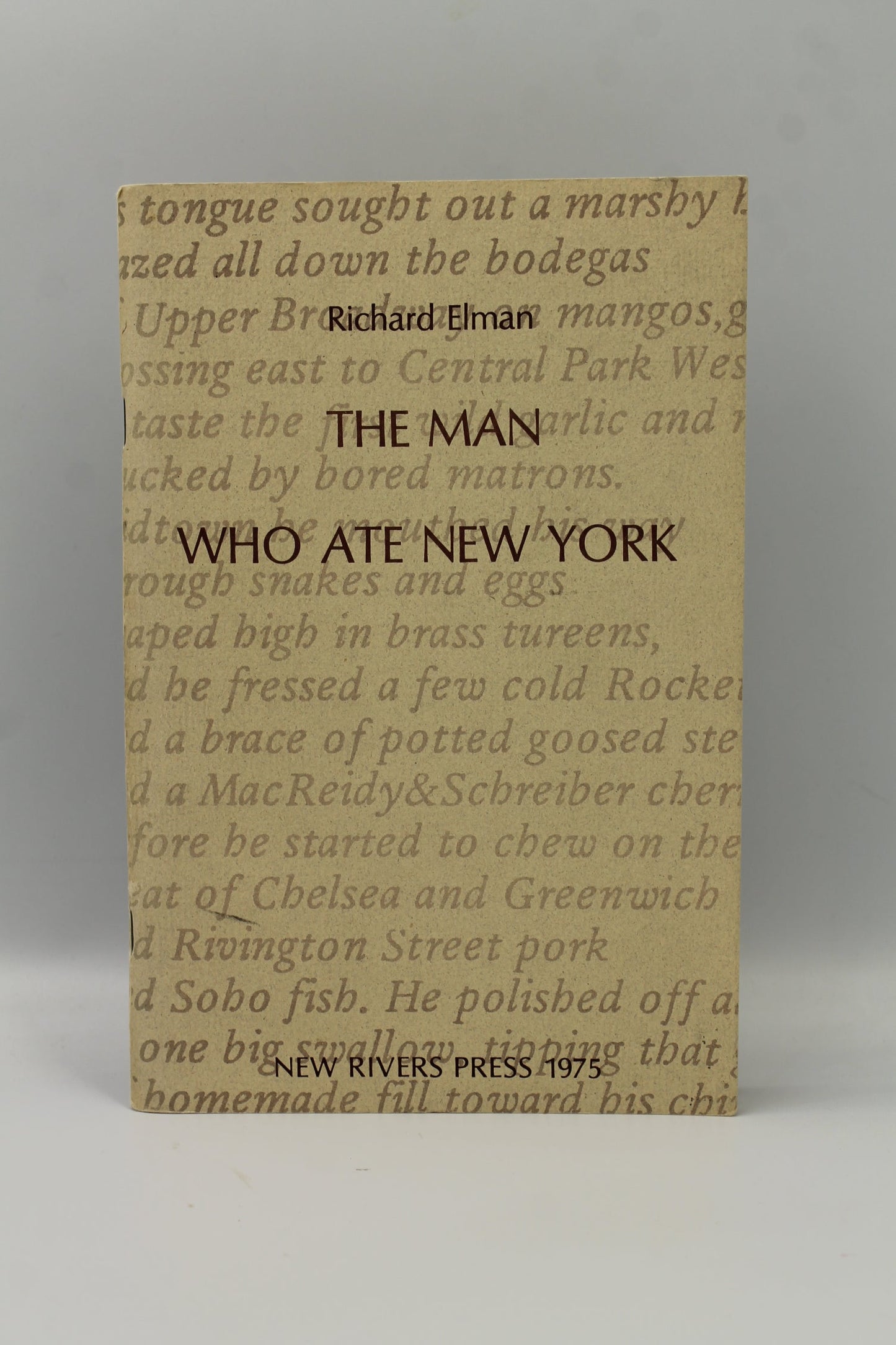 The Man Who Ate New York (and other poems, early and late, of Manhattan and Ossabaw Islands)