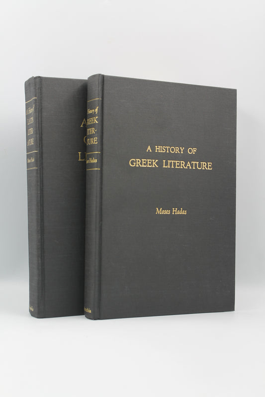 A History of Greek Literature / A History of Latin Literature (two books)