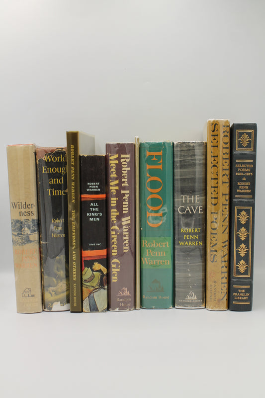 Eleven Robert Penn Warren inscribed association titles